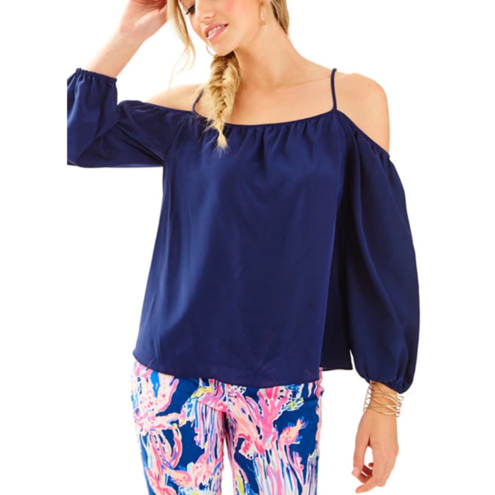 Lily Pulitzer Candice Silk Off the Shoulder